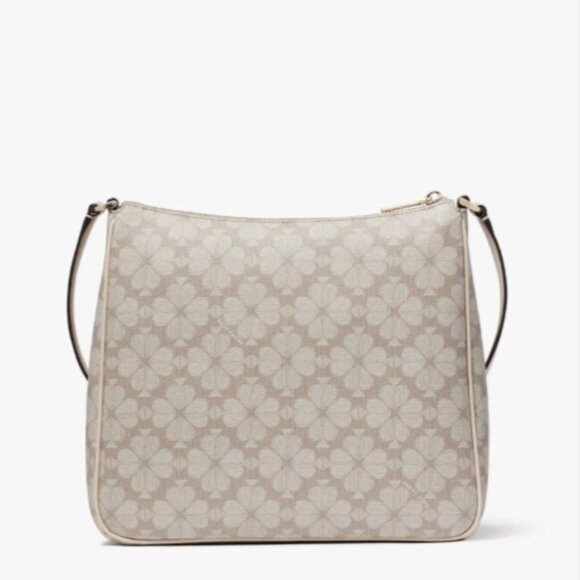 Kate Spade Signature Flower Large Swingpack Crossbody Bag - Dark Beige NWT - Picture 6 of 7
